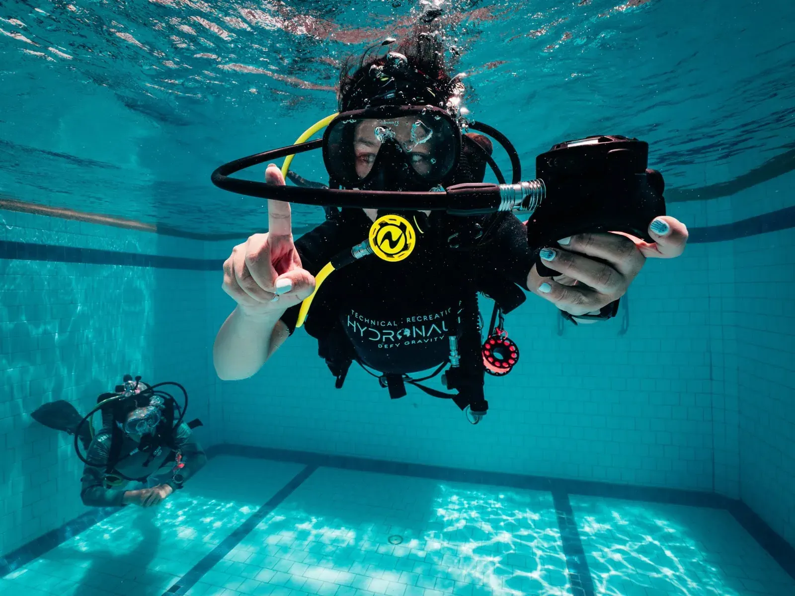 Divemaster course skill practice koh tao